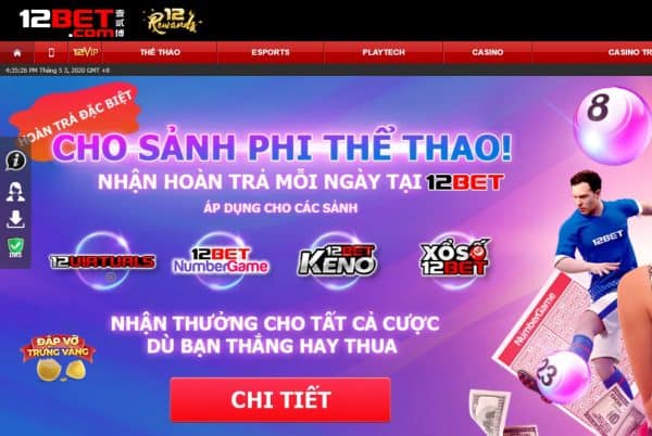 12BET danh gia – Link vao nha cai 12bet88 moi nhat nam 2020